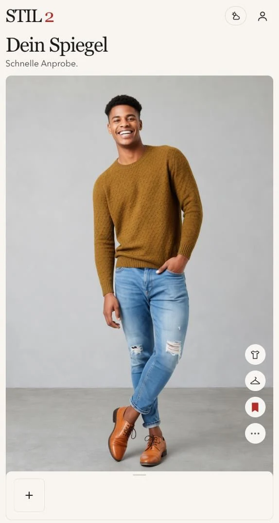 Customer Wardrobe, Dein Spiegel: Kunde im eigenen Foto
